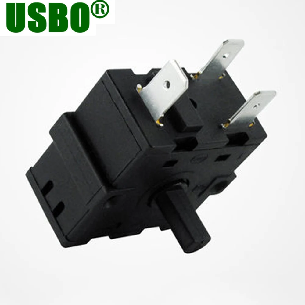 RT222 1 3 Pins Heater Rocker Switch Rotary Power Switch Exported To