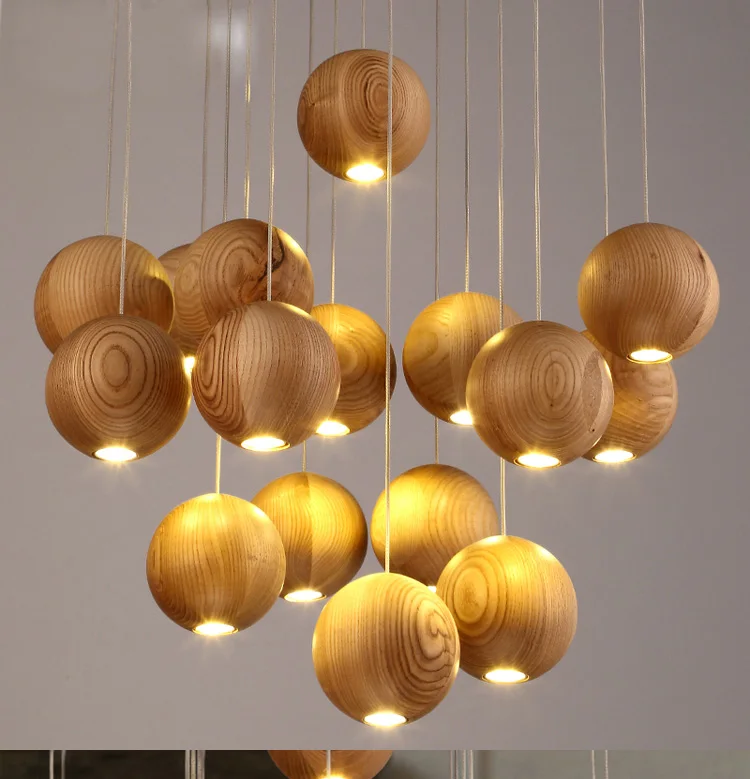2016 Kayu Solid Chandelier Modern Cina Jepang Nordic Kreatif Ruang Tamu Minimalis Makan Tiga Single Kepala Lampu Kayu Lamp Hqi Lamp 15wlamp Tripod Aliexpress
