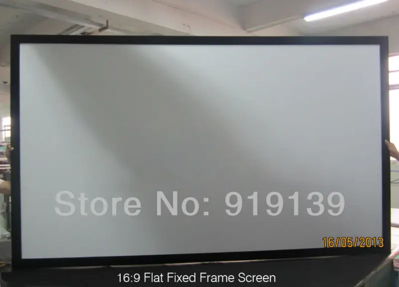 Экран проектора для кинотеатра 120 дюйма 16:9 с фиксированной рамкой|projectors for home