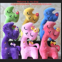 1PIECE High 20cm cartoon cute cat happy cat doll plush toys gift