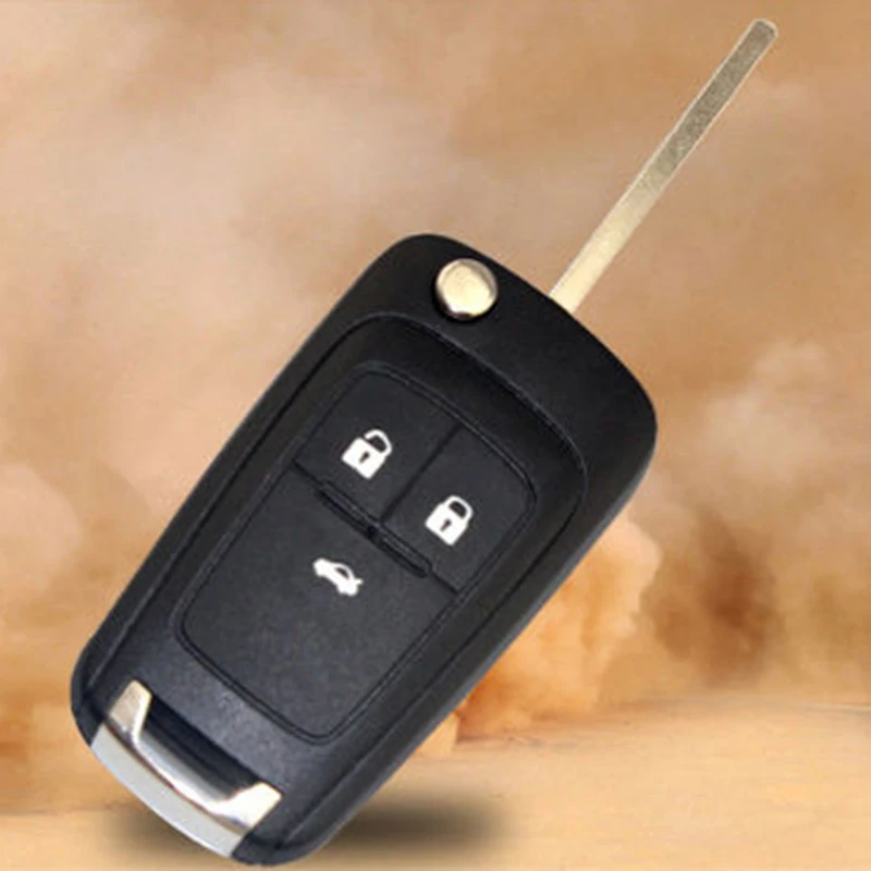 Holden barina/cruze/Тракс 3 кнопки дистанционного Выкидной ключ, Болванка Shell/чехол/Корпус Комплект