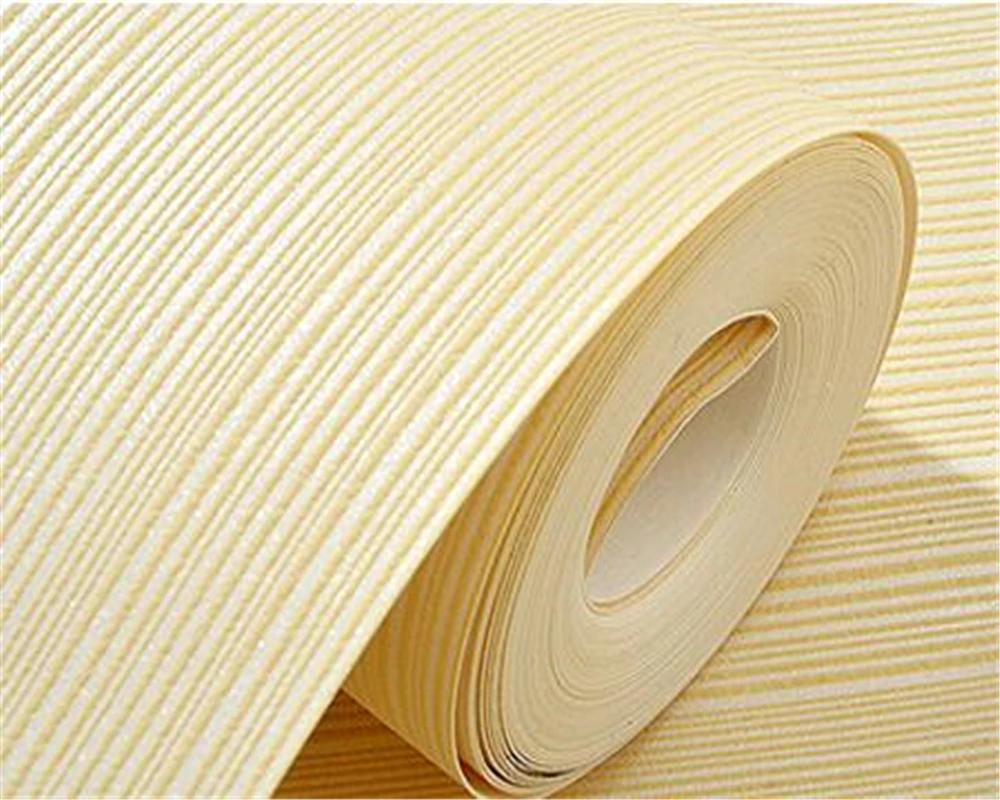 Beibehang 現代ソリッドカラーの壁紙ストライプ黄色 茶色 白のストライプの壁紙ロール家庭のリビングルームの装飾壁紙 Solid Color Wallpaper White Stripe Wallpaperstriped Wallpaper Aliexpress