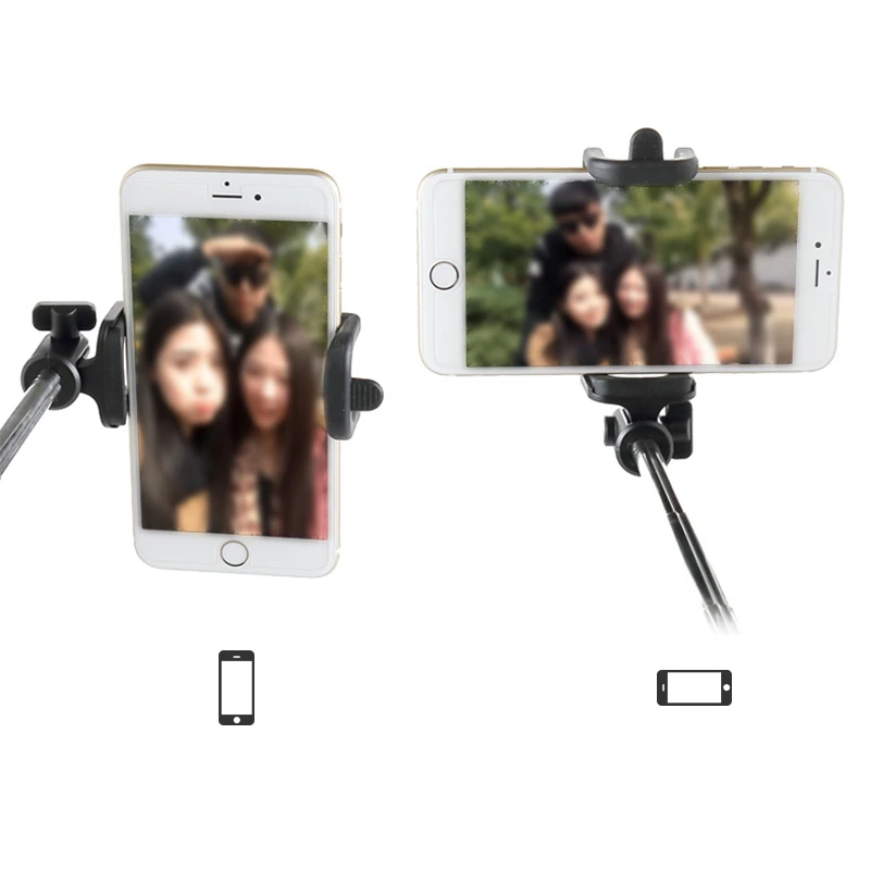 Раздвижная селфи палка монопод для Iphone Samsung Android IOS ручной держатель камеры мини
