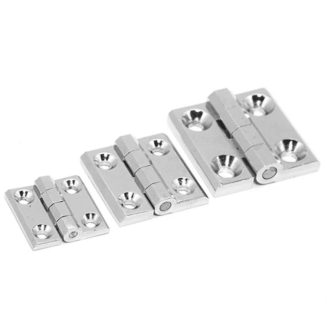2pcs Zinc Alloy Stainless Steel Hinges Silvery Thickening Rotatable 2pcs Zinc Alloy Stainless Steel Hinges Silvery Thickening Rotatable Cupboard Door Hinge Thick