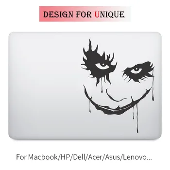 

The Joker of Dark Knight Laptop Decal for Apple Macbook Sticker Pro Air Retina 11 12 13 15 inch Batman Mac HP Surface Book Skin