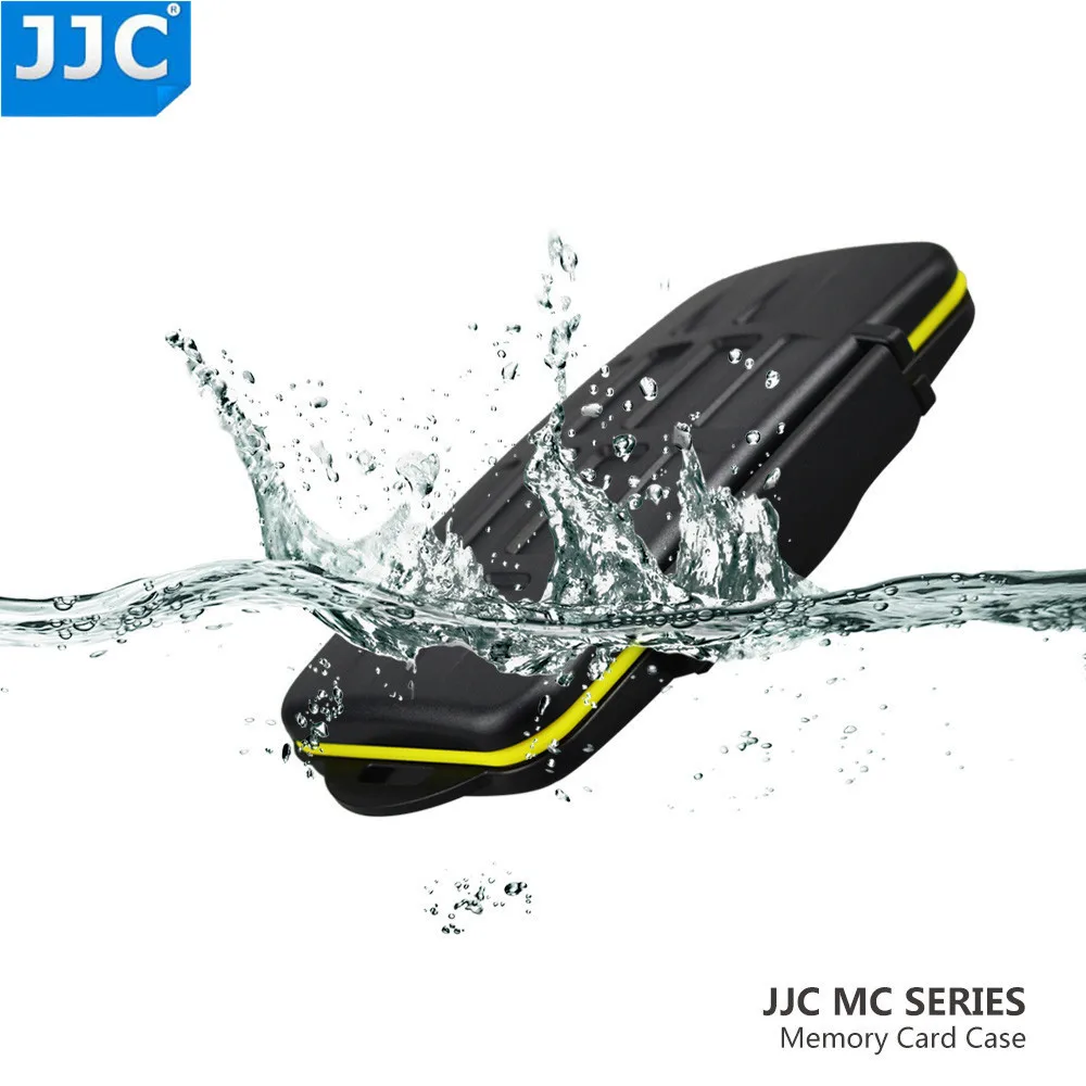 JJC MC-XQD6 Водонепроницаемость анти-шок XQD держатель для карт Камера карты памяти сумка для хранения Защитная крышка для 6 XQD карты