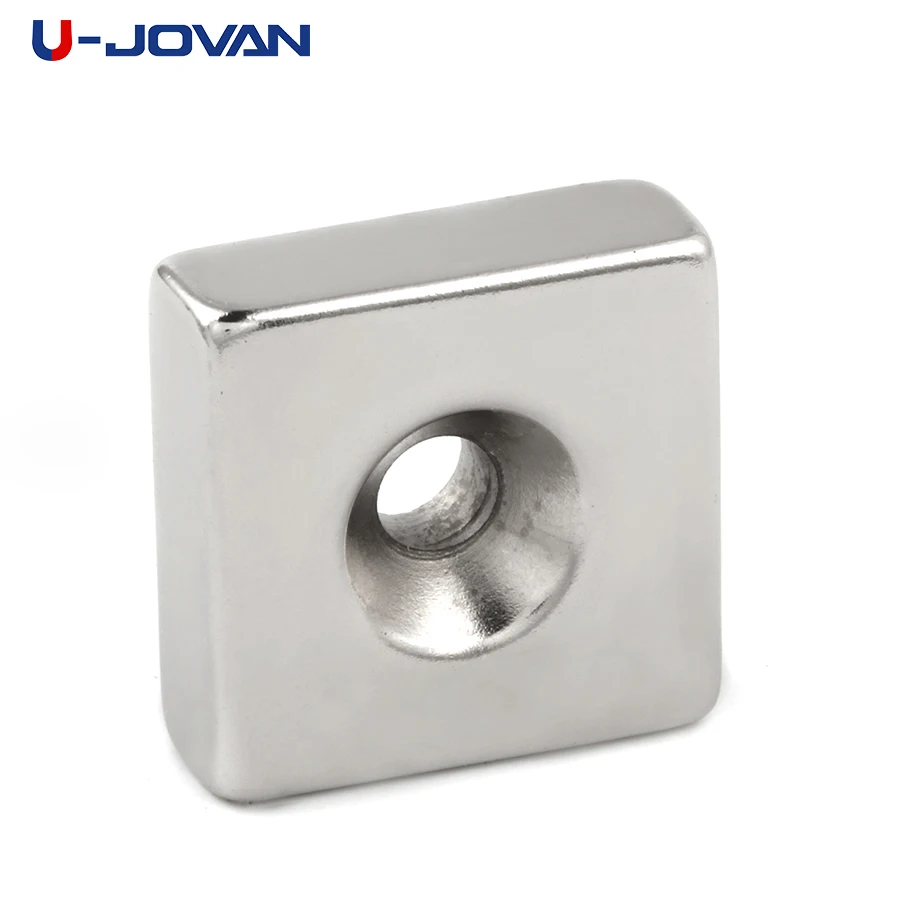 U JOVAN 1 шт. 30x30x10 мм отверстие 7 мм мощный редкоземельный блок потайной Магнит 30*30*10 7 мм неодимовые магниты|countersunk magnet|neodymium magnetrare earth | АлиЭкспресс