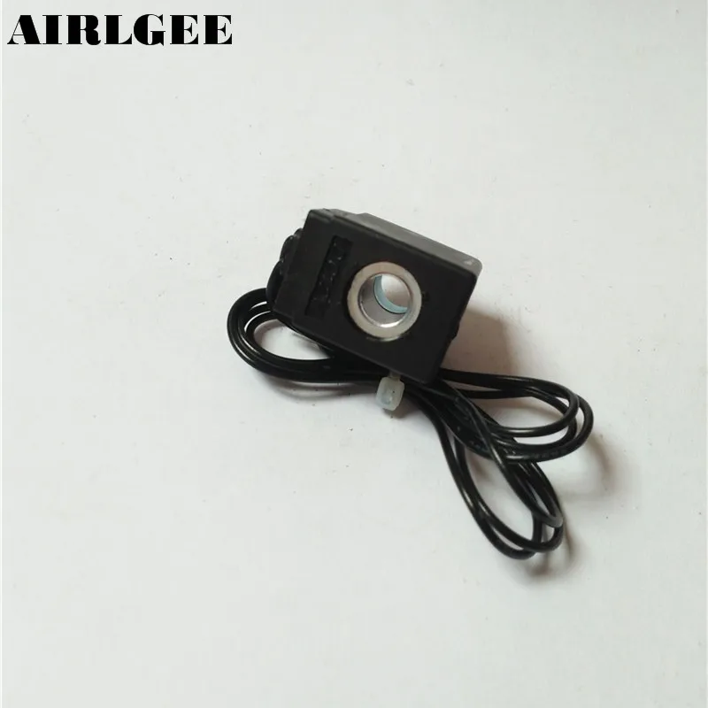 DC 12V 4V110 Current Flow Control Solenoid Valve Coil w Wire