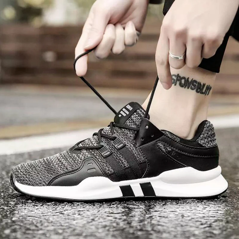 

Weweya Plus Size 39-47 Casual Shoes For Men Brand Lace-up Tenis Zapatillas Male Shoes Hot Sale Mens Outdoor Walking Sneakers