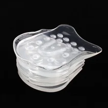 1 пара, модные силиконовые подтяжки для обуви, регулируемые опоры, стельки, гелевая подкладка, 5 сегментов, повышенные силиконовые стельки