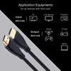 Cable Vidéo Plaqué Or 3D Compatible HDMI, Câbles Haute Vitesse pour TV HD