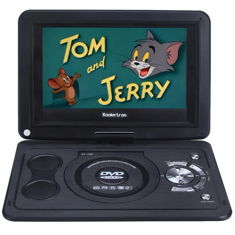 Новинка 13,8 дюймов портативный dvd-плеер MP3 MP4 VDIEO игра с высоким разрешением цветной TFT ЖК-экран дисплей AV Портативный телевизор