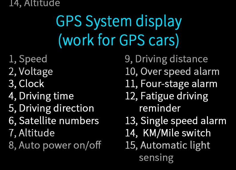 HD OBD2 автомобильный HUD бортовой компьютер C800 2 в 1 gps OBD скоростной проектор Цифровой измеритель скорости дисплей с подсветкой охранная сигнализация HUD автомобиль