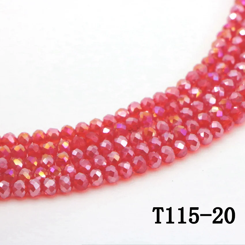 21 Red natural crystal beads (2)