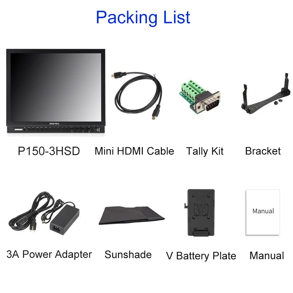 packing list