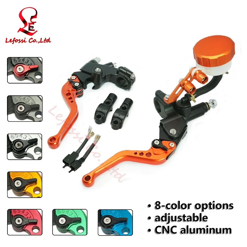 7/8" 22mm CNC Motorcycle Hydraulic Brake Clutch Master Cylinder For