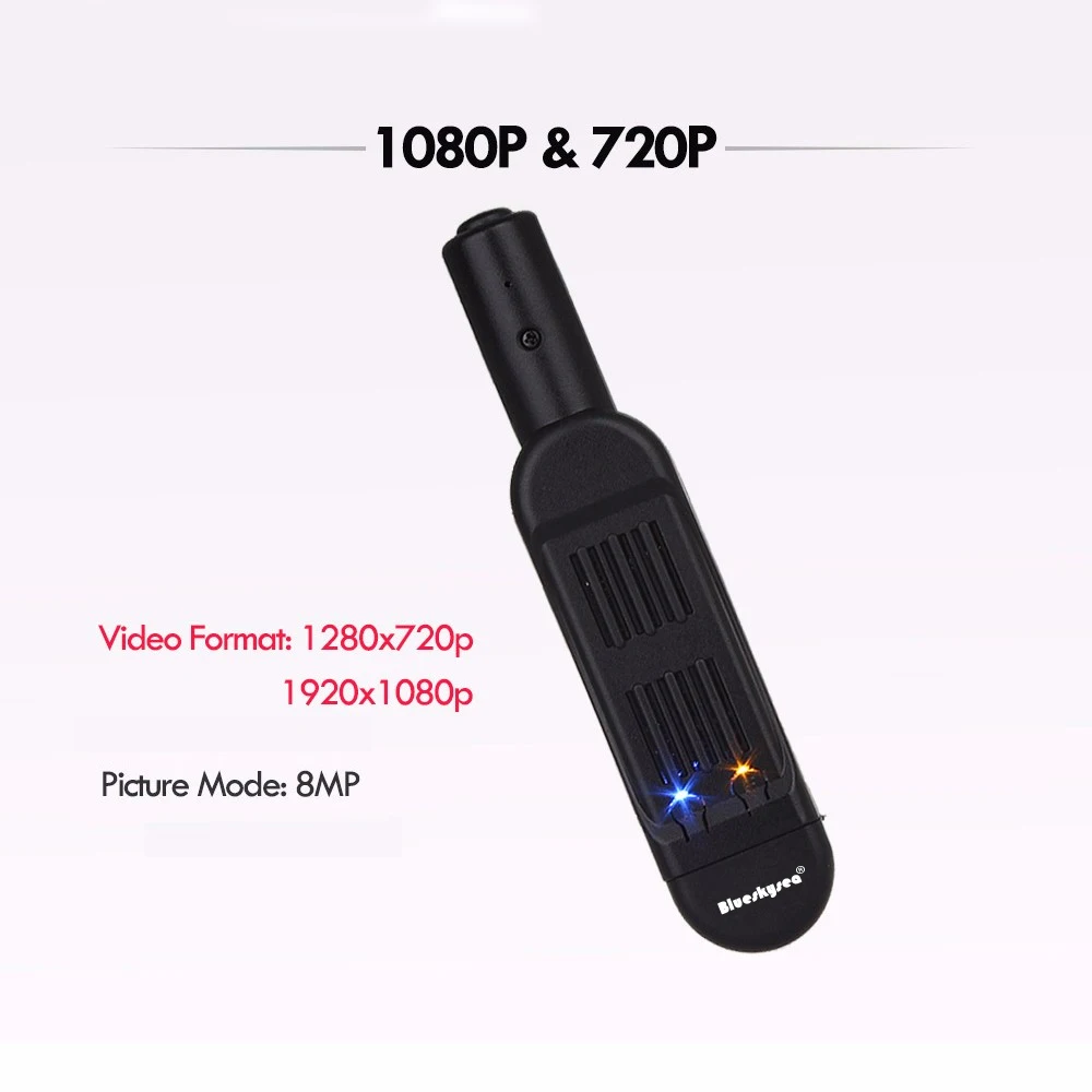  Reotgtu T189 Mini Camera HD 1080P Wearable Small Pen Camera Mini DVR Digital Mini DV Camera Espia S