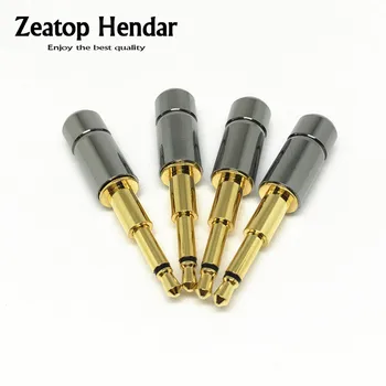 

100Pcs Copper Mini 2.5mm 2 3 Pole Mono / Stereo Jack Male Audio Plug Soldering Cable Adapter Connection Audio DIY Connectors