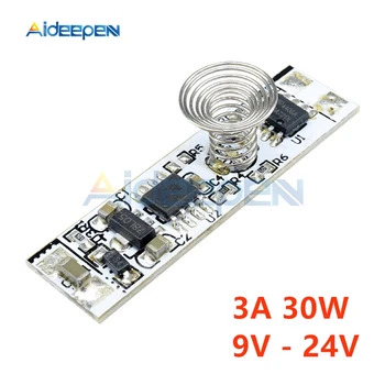 

Touch Sensor Switch Capacitive Coil Spring Switch LED Dimmer Control Switch 9-24V 30W 3A For Smart Home LED Light Strip