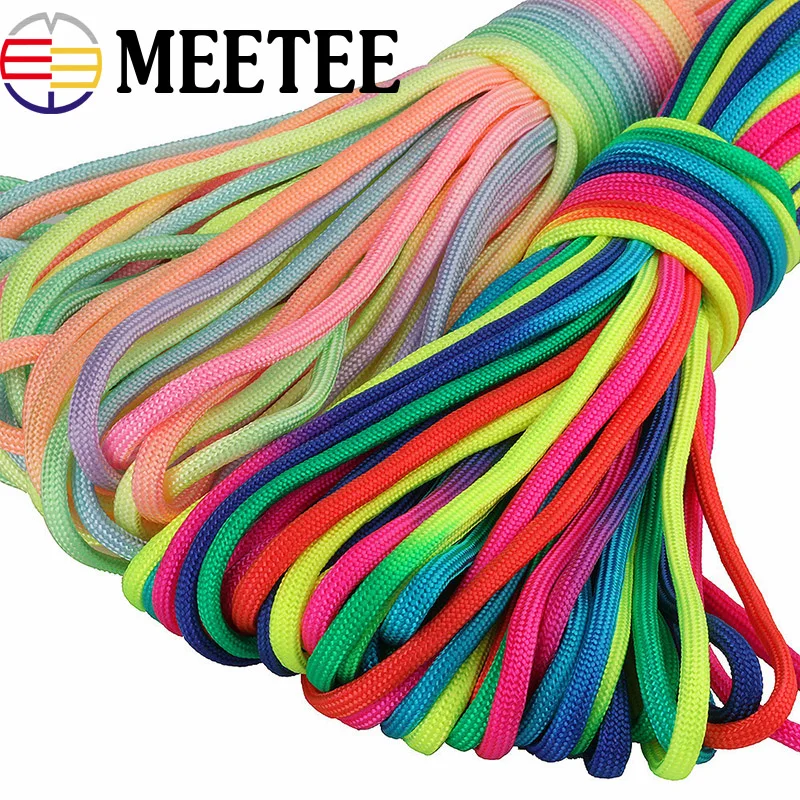 

26meters 5mm Paracord Nylon 7 Stand Parachute Cord Lanyard Rope for Outdoor Climbing Camping Rope DIY Bracelet Cord