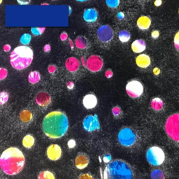 

PV velvet plush colorful bronzed clothing toys home fabric-250gsm