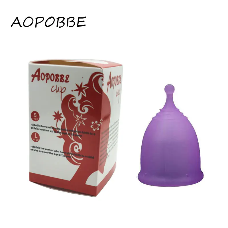 

AOPOBBE Feminine Hygiene Lady Cup Menstrual Cup Silicone Coppetta Mestruale Coupe Menstruelle Moon Period Cup Copa Menstrual Cup