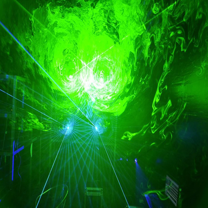 Профессиональный DJ этапа лазерный луч 3 Вт зеленый лазерная проект DMX анимация луч лазерное шоу Дисплей Systerm с 25 К Galvo сканер