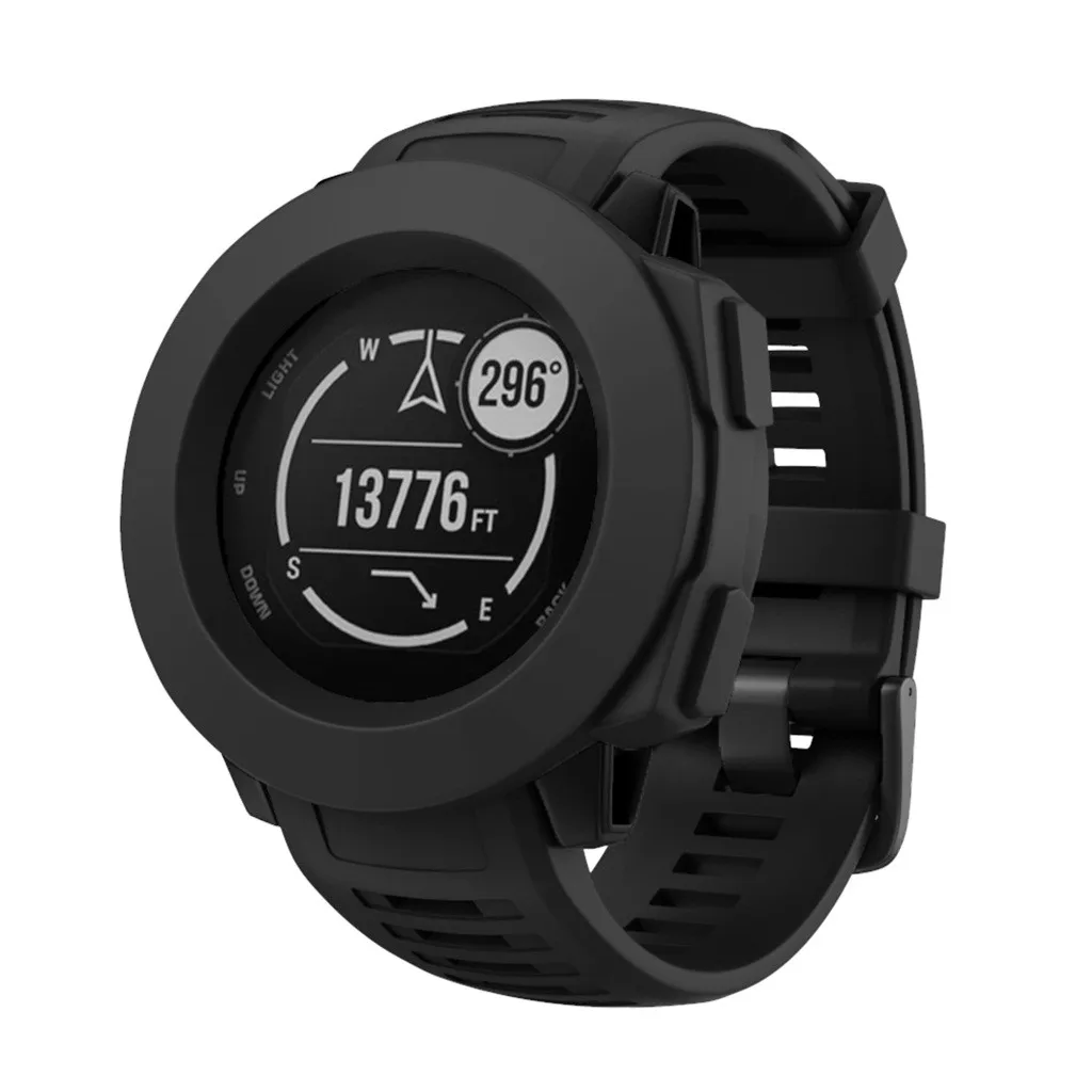 Силиконовый чехол для Garmin instinct, защитный чехол-бампер, смарт-чехол для часов, полный Чехол, новая мода