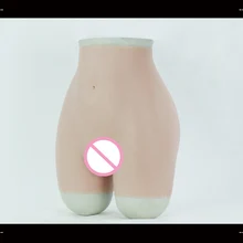 Силиконовые проникающие искусственная вагина Брюки Искусственные ягодицы латекс нижнее белье для трансвеститов драгквин транспол