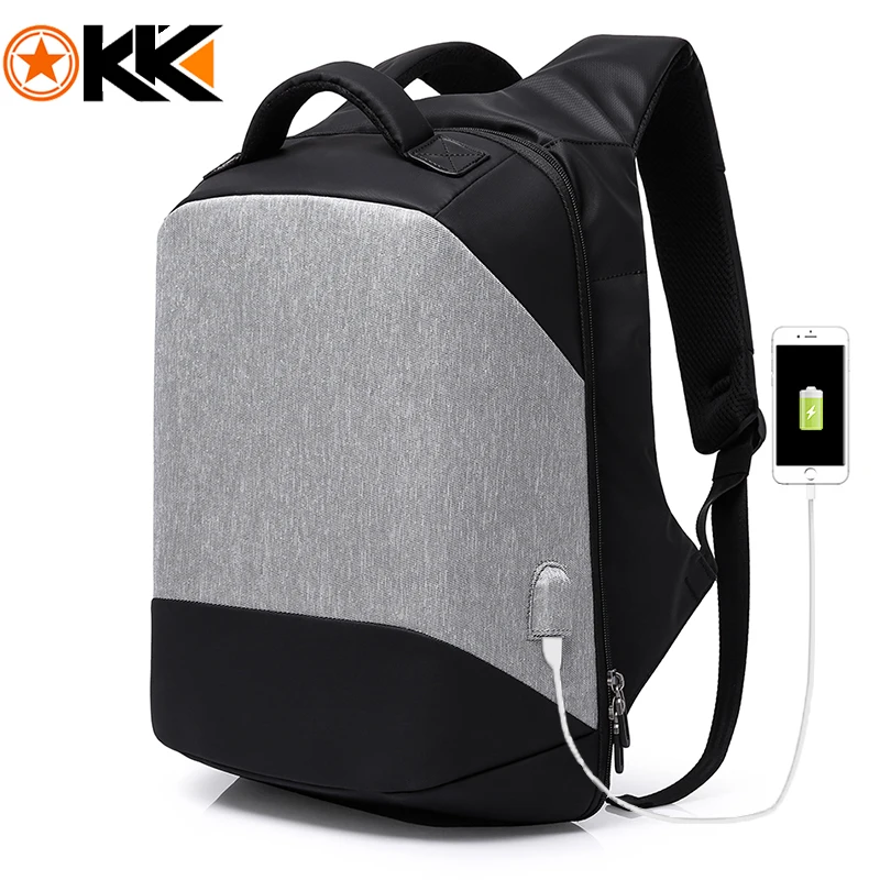 Рюкзак KAKA мужской для ноутбука 15 6 '' водонепроницаемый с USB зарядкой и защитой