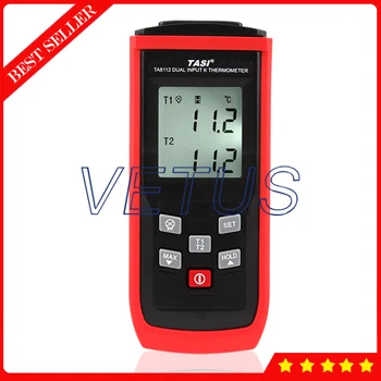 

TA8112 Portable Milk Temperature Thermometer with Thermocouple Probe Dual Channel