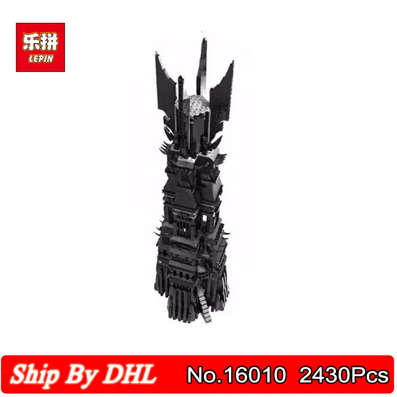 

2430Pcs LEPIN 16010 Movie Series Lord of the Rings The Tower of Orthanc Building Block Bricks Compatible LegoINGs Children Toy