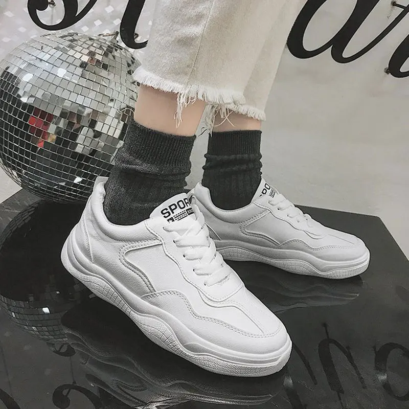 

SAILING LU Casual Shoes Women Spring 2019 New Sneakers Platform Flats Comfort Lace Up Walking Shoes Female Outdoor Shoes XWD7615