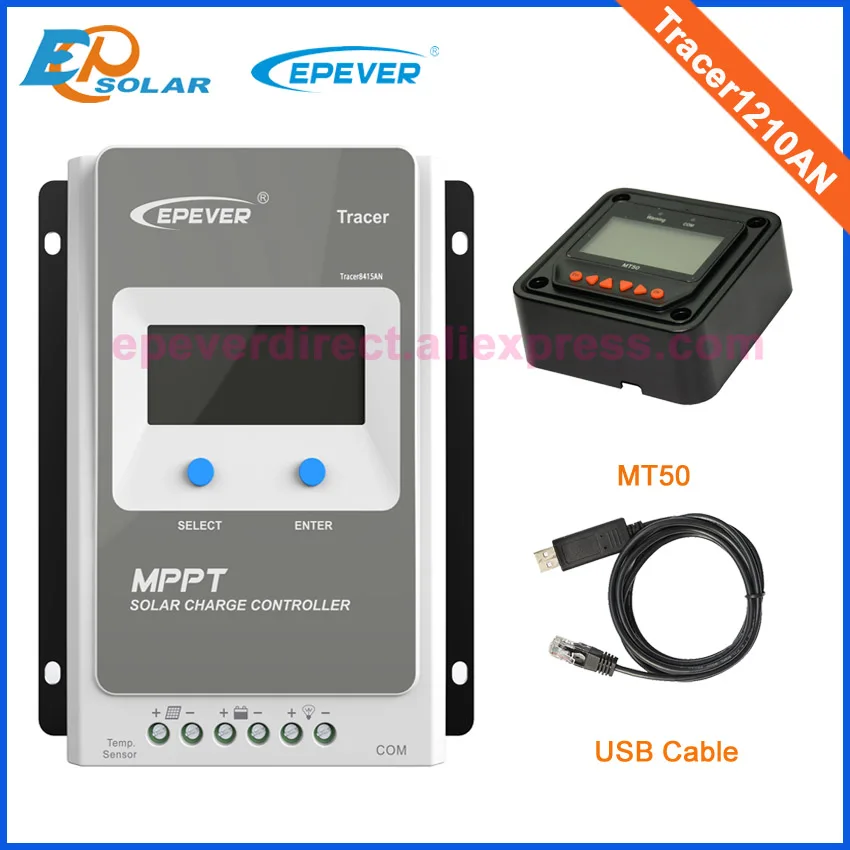 

EP series solar tracking regulator 10A EPEVER MT50 remote Meter USB communication cable Tracer1210AN Solar portable controller
