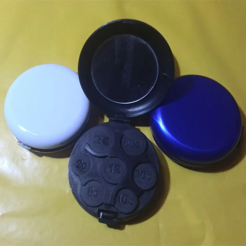 8 Colors Euro Coin Dispenser Storage Coins Purse Wallet Holders Storage