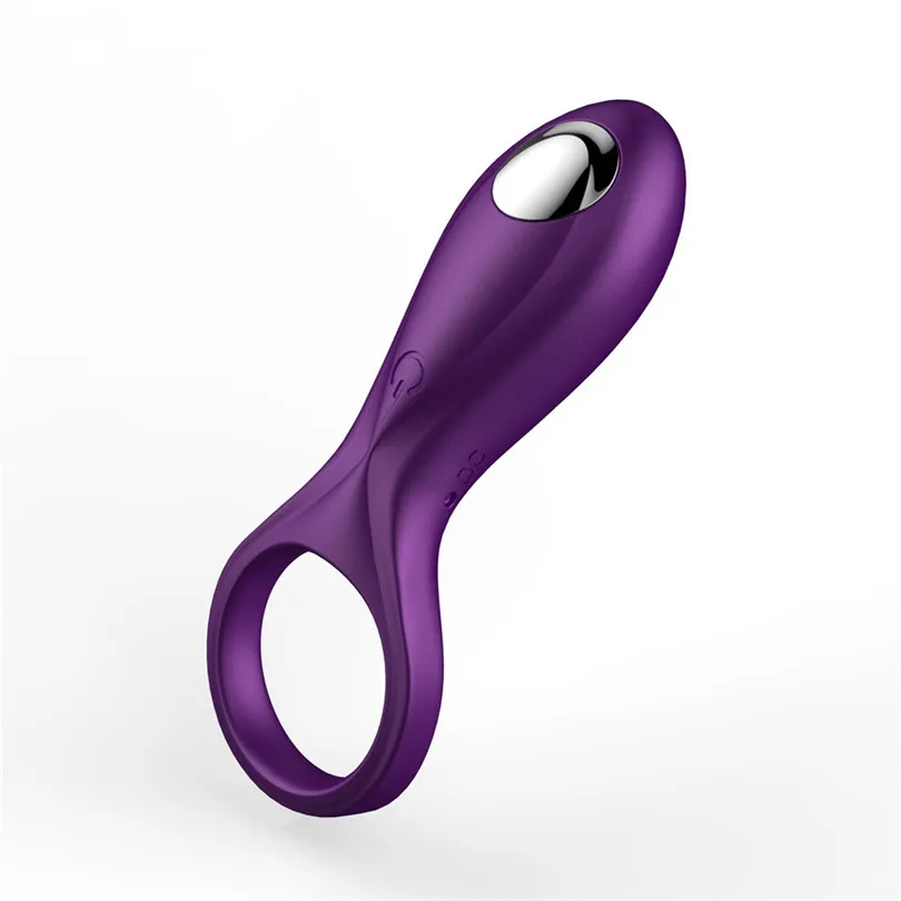 Cock Ring Delay Penis Rings Vibrator Silicone Sex Articles Men's Vibrator Necklace Delays Early Locking Men's Fine Toys (10)