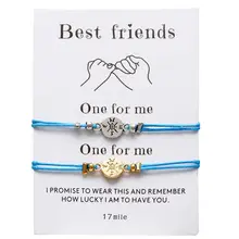 Креативный любовник Любовь Браслет карта набор Личный Компас Сладкий два набора лучшие друзья valenting ювелирные изделия подарок