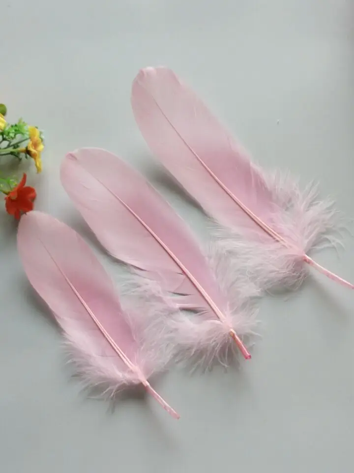 Новинка! Натуральные гусиные перья 5 7 дюймов/13 18 см 20 шт.|goose feathers|feather wholesalerswholesale