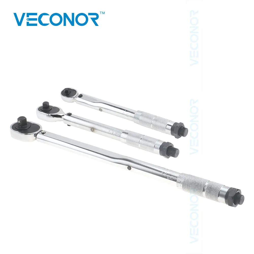 

1/4 3/8 1/2 inch Adjustable Preset Ratchet Torque Wrench Spanner High Torque Hand Tool With Case Pack