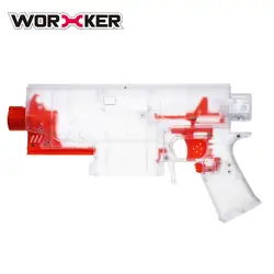 Рабочие прозрачная оболочка Blaster тела Комплектующие для самостоятельной сборки для Nerf Gun модификации diy набор игрушечный пистолет