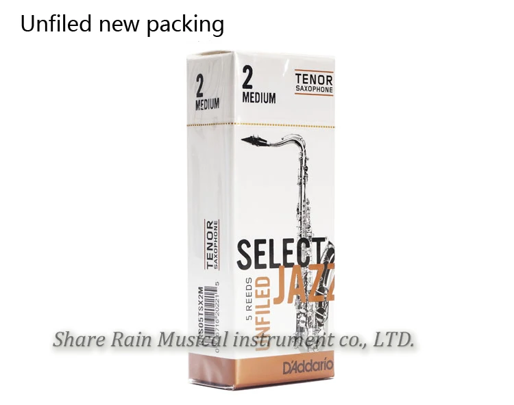 The United States RICO SELECT JAZZ tenor sax reeds Unfiled and Filed