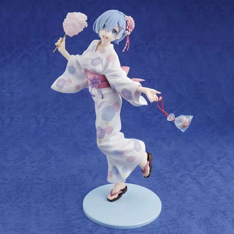 

Re:Life in a different world from zero action figure Anime Rem kimono Ver. sexy toy gift dolls 1/7 scale collectible