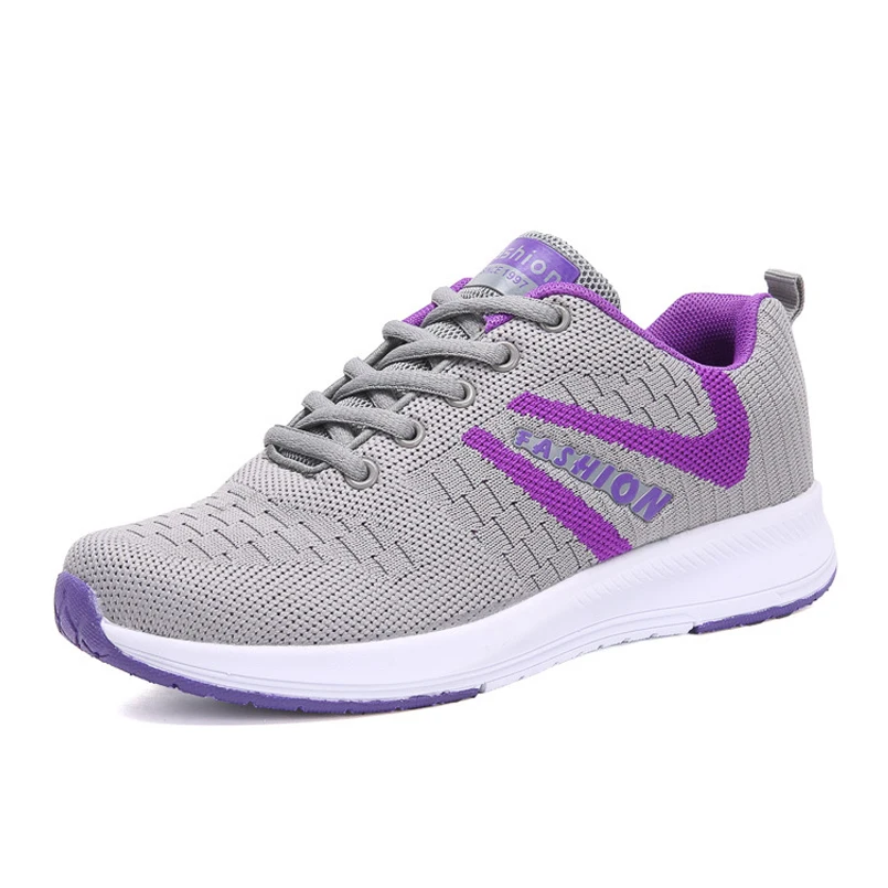 Armure Sport Purple Mesh Z De Fly Casual Lumière Pour Chaussures Sneakers gray Mode Respirant Powder Femme up Dentelle ash Black Marche R6fRwvqr