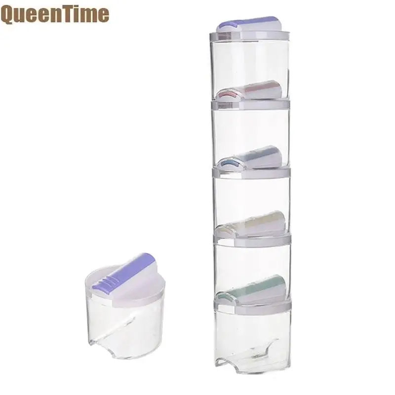 QueenTime 5 шт. контейнеры для приправ набор соляная банка коробка специй пластиковые