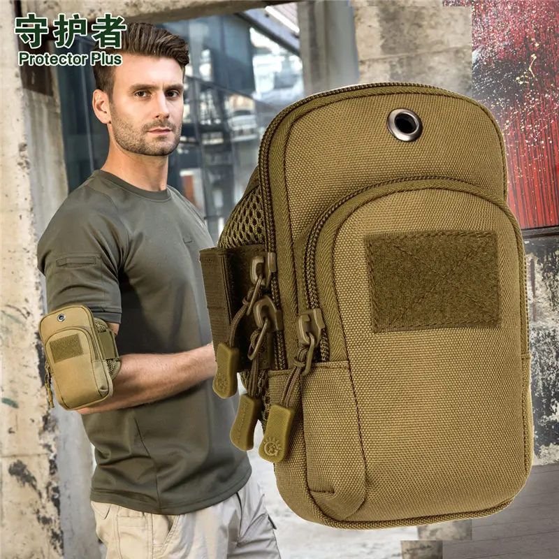 

Mobile Arm Pack camouflage equipment Arm pocket Bodybuilding Mobile phone bag tactics A wrist package motion hand arm package