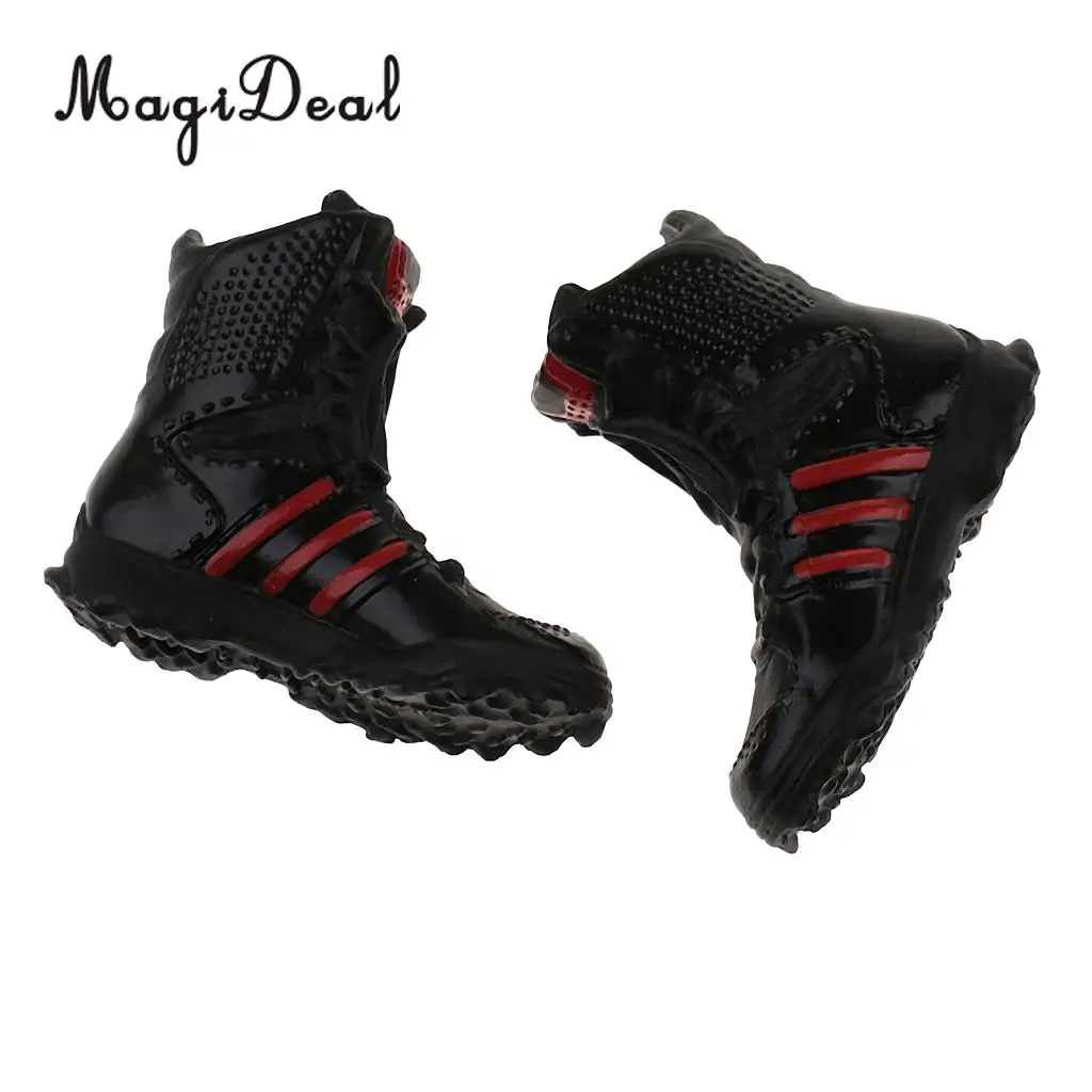 MagiDeal 1/6 Scale Shoes Model Combat Tactical Boots for 12 Inch Female Soldier Body Action Figure Accessories 5Colors