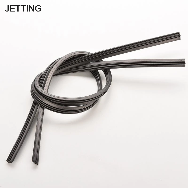 

6mm 26'' /24'' Auto Car Bus Rubber Universal Bracketless Frameless Windshield Wiper Wash Blade Refill Soft Replacement
