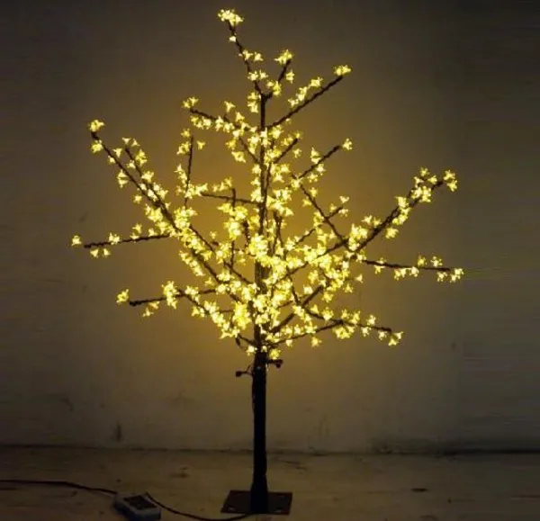 1,5 м 5 футов светодиодный Вишневый цвет, дерево, для улицы, внутри, Рождество, свадьба, сад, праздник, вечерние светильник, Декор, 480 светодиодный s водонепроницаемый