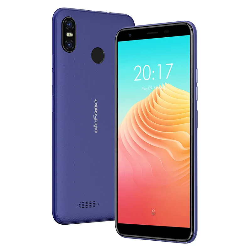 الأصلي Ulefone S9 برو 5.5 بوصة HD + الروبوت 8.1 MTK6739 رباعية النواة 2 GB RAM 16 GB ROM 13MP + 5MP المزدوج الخلفية كاميرات 4G الهاتف المحمول