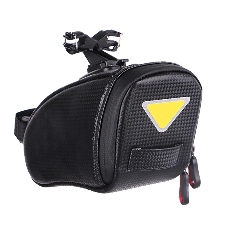 Bicycle Saddle Bag Bike Tube Rear Tail Seatpost Bag with Ligh Hook